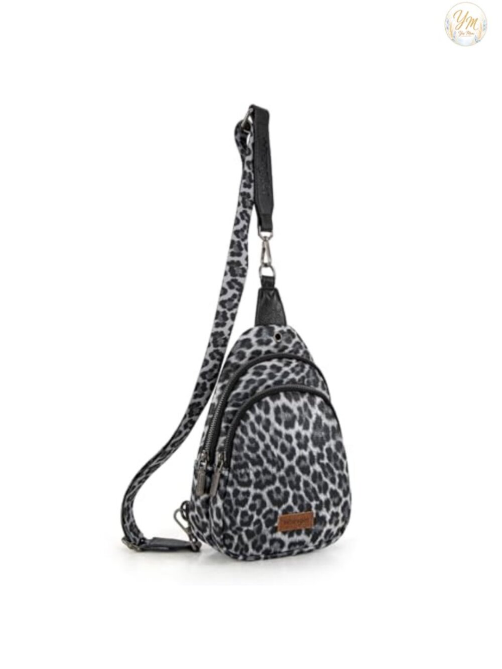 Leopard Print Crossbody Sling Bag Fanny Pack Chest Purse Backpack